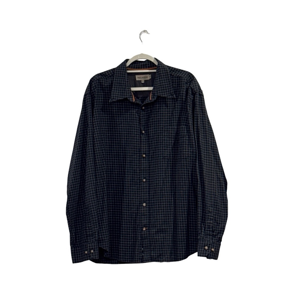 True Measure Checkered Button Down Shirt
